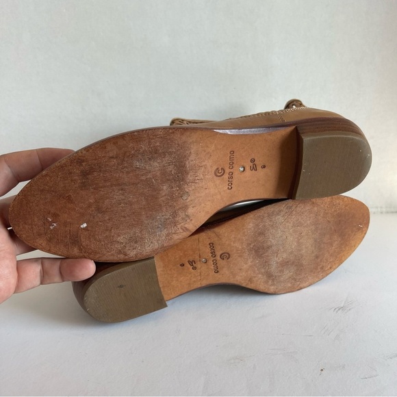 Corso Como Spiro boot in a whiskey burnish laser-cut style Women size 9 - Picture 10 of 13